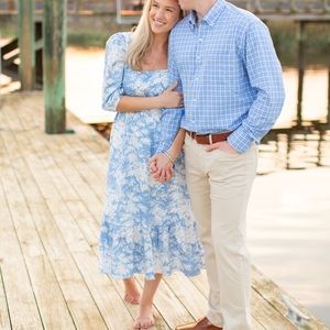 Wayf Mockingbird Cutout Midi Dress 